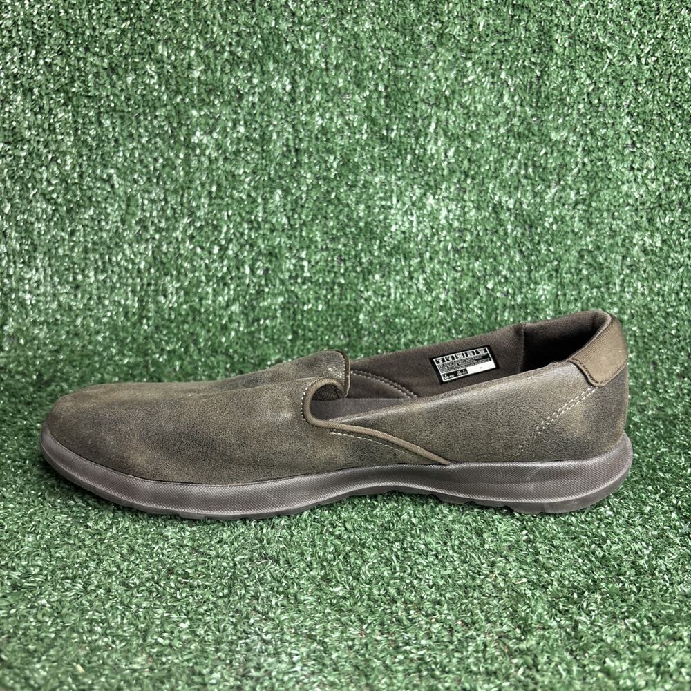 Skechers GOGA Max Lite Queenly Women’s Size 9 Sneaker Shoe Slip On Brown 15414 - Picture 7 of 12